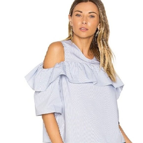 BCBGeneration pinstripe top, Small - Picture 1 of 3